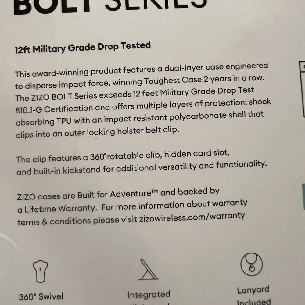 Zizo Bolt Series Designed for‎ T-Mobile Revvl-V Phone Case